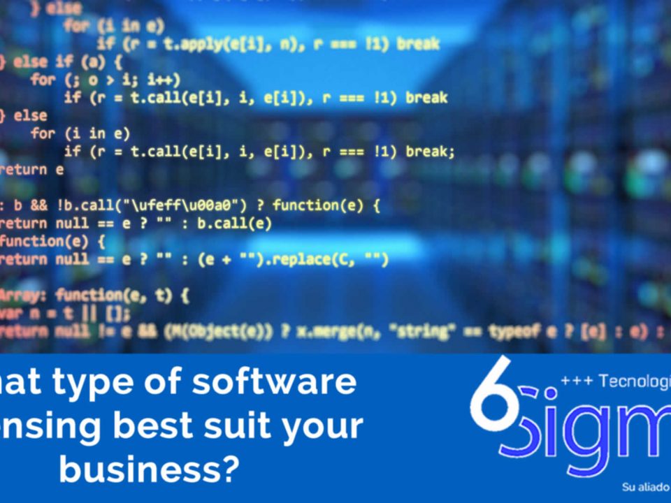 What type of software licensing best suit your business and how 6sigma it solutions can help you